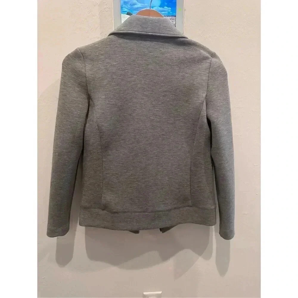 Tommy Hilfiger Moto‎ Grey Long Sleeve Jacket Sz XS - Picture 5 of 10